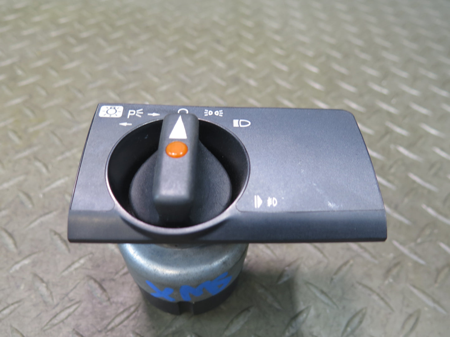 86-91 Mercedes W126 420SEL 560SEL Headlight Fog Light Knob Switch w Trim OEM