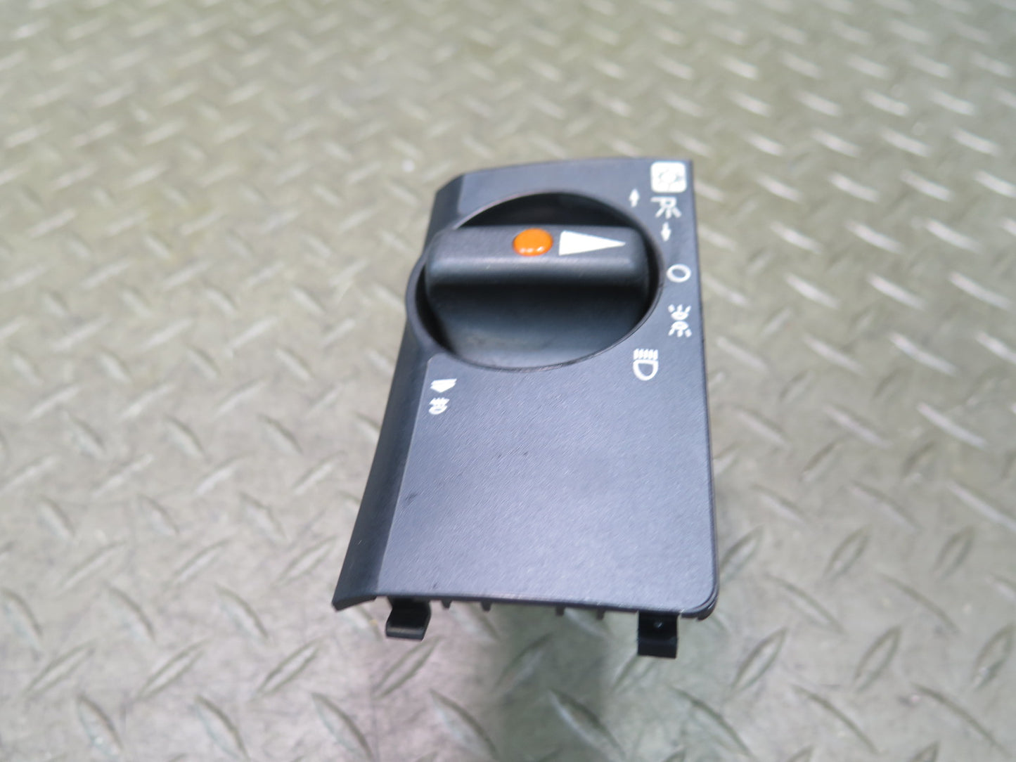 86-91 Mercedes W126 420SEL 560SEL Headlight Fog Light Knob Switch w Trim OEM