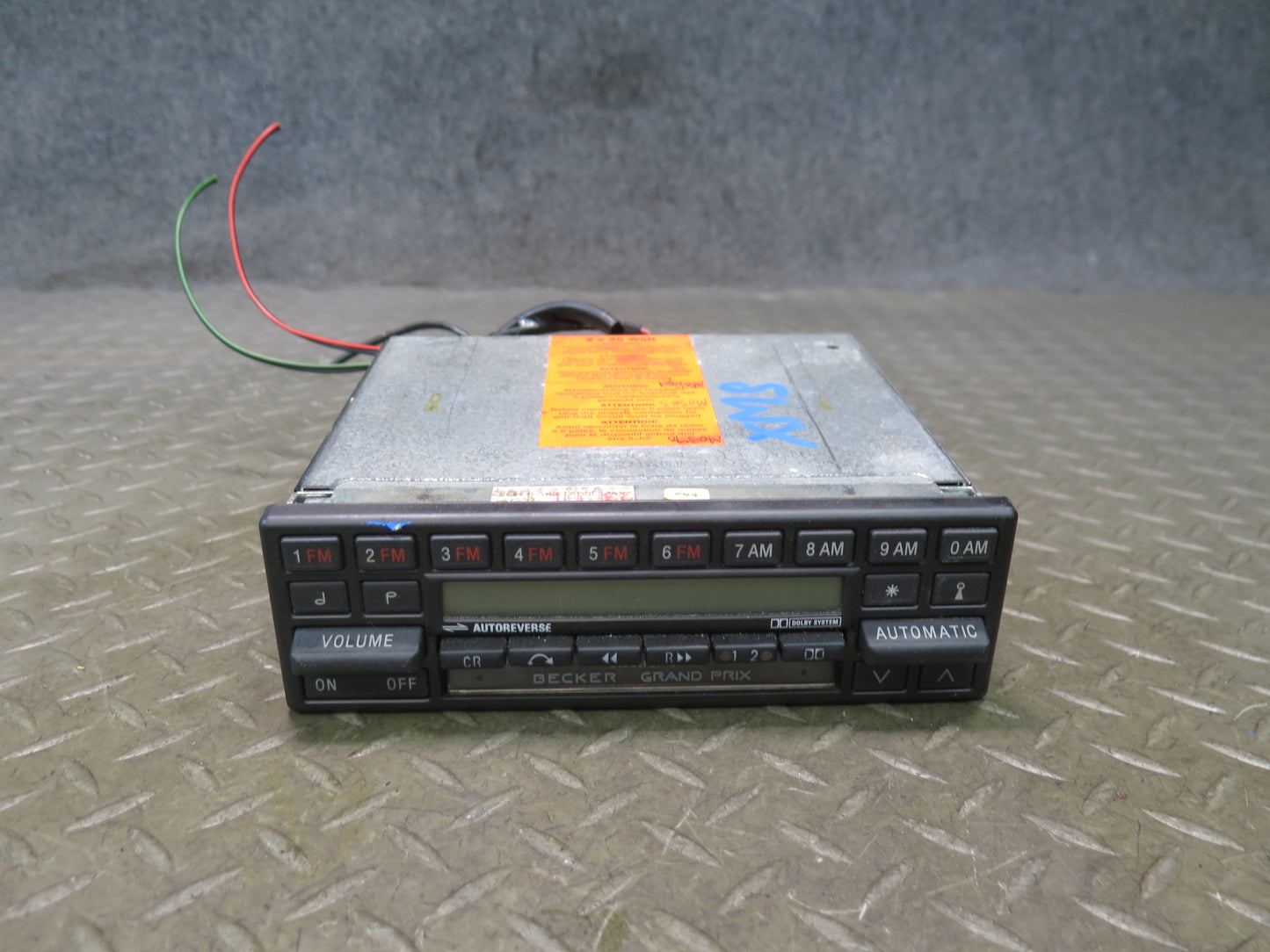 1987 Mercedes W126 560SEL Becker Grand Prix 754 Radio Audio Cassette Player OEM