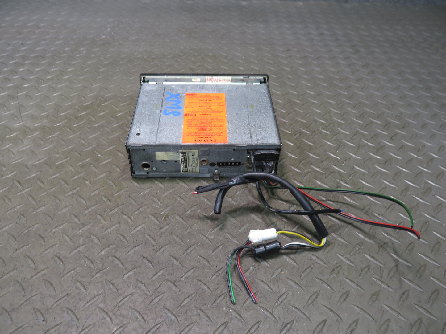 1987 Mercedes W126 560SEL Becker Grand Prix 754 Radio Audio Cassette Player OEM