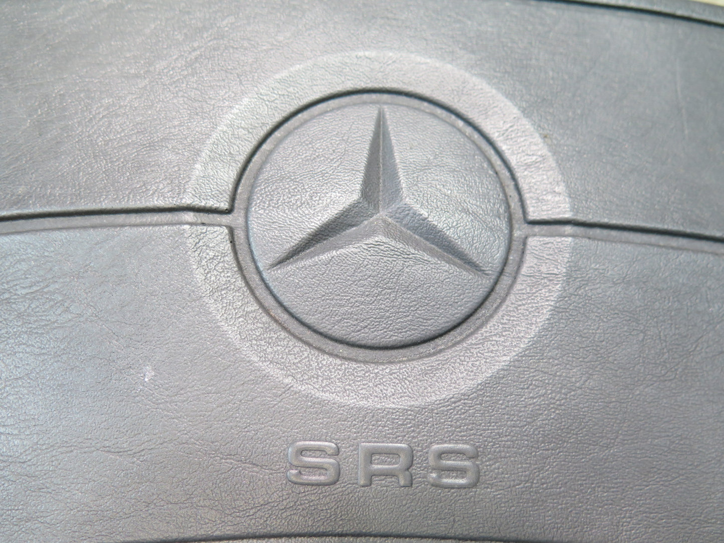 86-91 MERCEDES W126 560SEL FRONT LEFT DRIVER SIDE STEERING WHEEL SRS AIRBAG W/ CONTROL MODULE SET OEM
