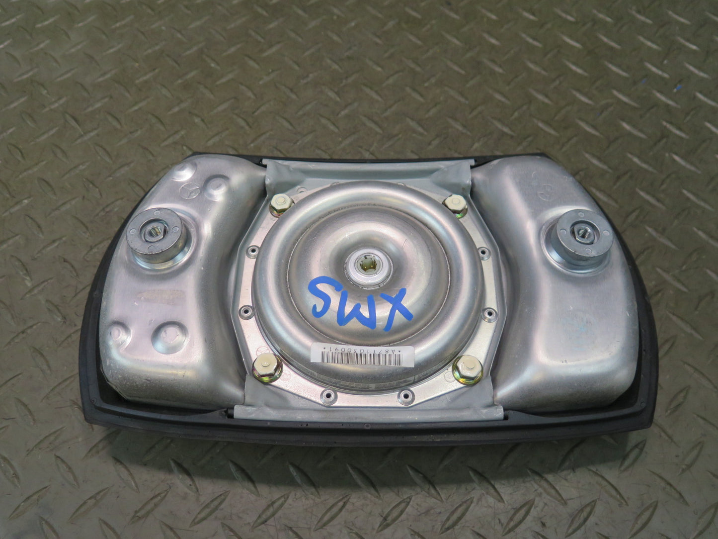 86-91 MERCEDES W126 560SEL FRONT LEFT DRIVER SIDE STEERING WHEEL SRS AIRBAG W/ CONTROL MODULE SET OEM