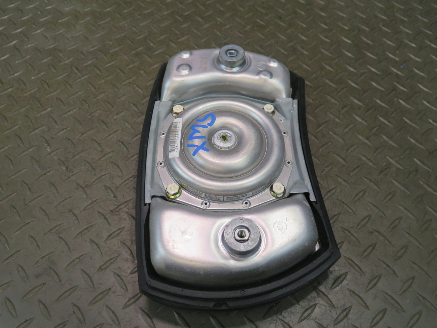 86-91 MERCEDES W126 560SEL FRONT LEFT DRIVER SIDE STEERING WHEEL SRS AIRBAG W/ CONTROL MODULE SET OEM