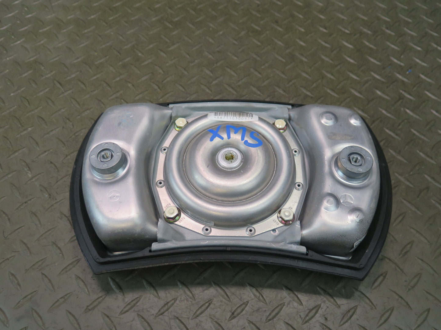 86-91 MERCEDES W126 560SEL FRONT LEFT DRIVER SIDE STEERING WHEEL SRS AIRBAG W/ CONTROL MODULE SET OEM