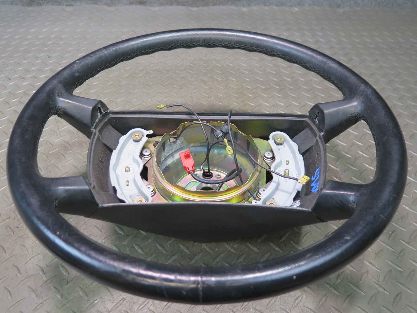 86-91 Mercedes W126 560SEL 560SEC Leather Steering Black OEM