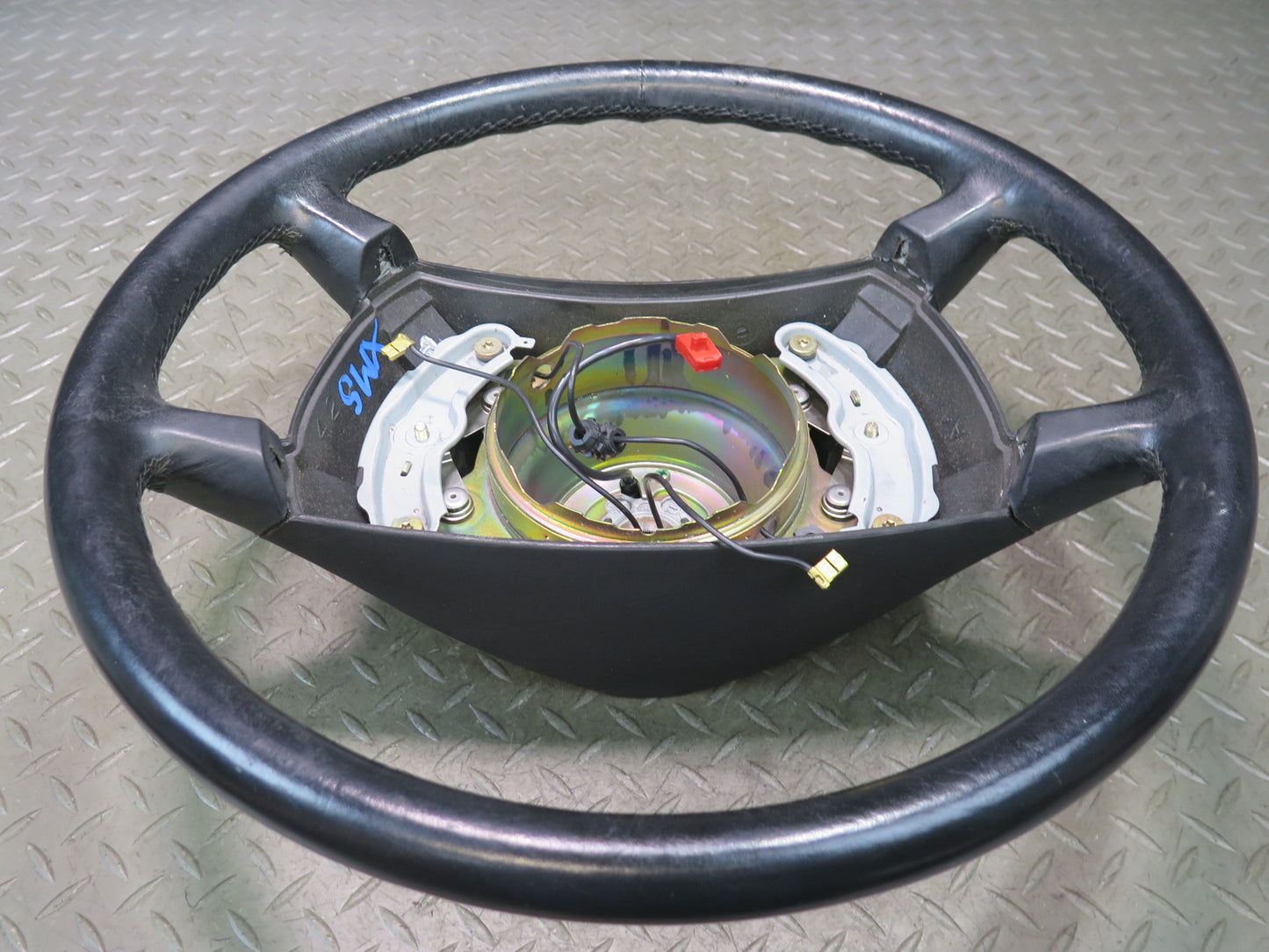 86-91 Mercedes W126 560SEL 560SEC Leather Steering Black OEM