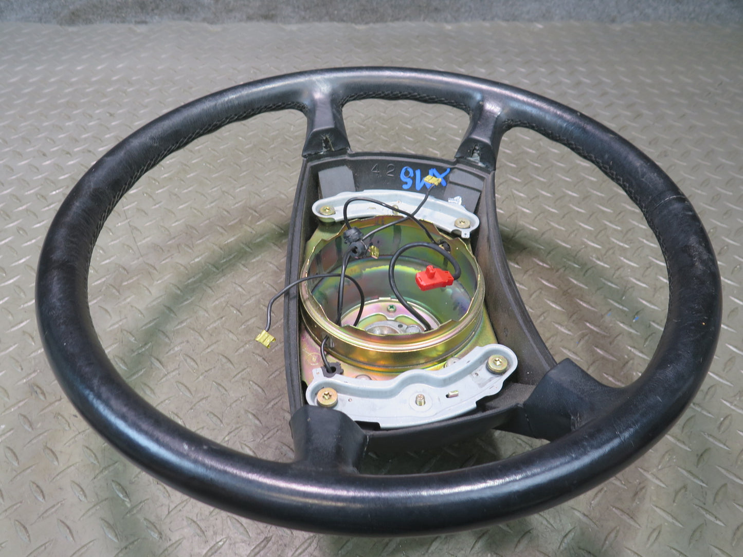 86-91 Mercedes W126 560SEL 560SEC Leather Steering Black OEM