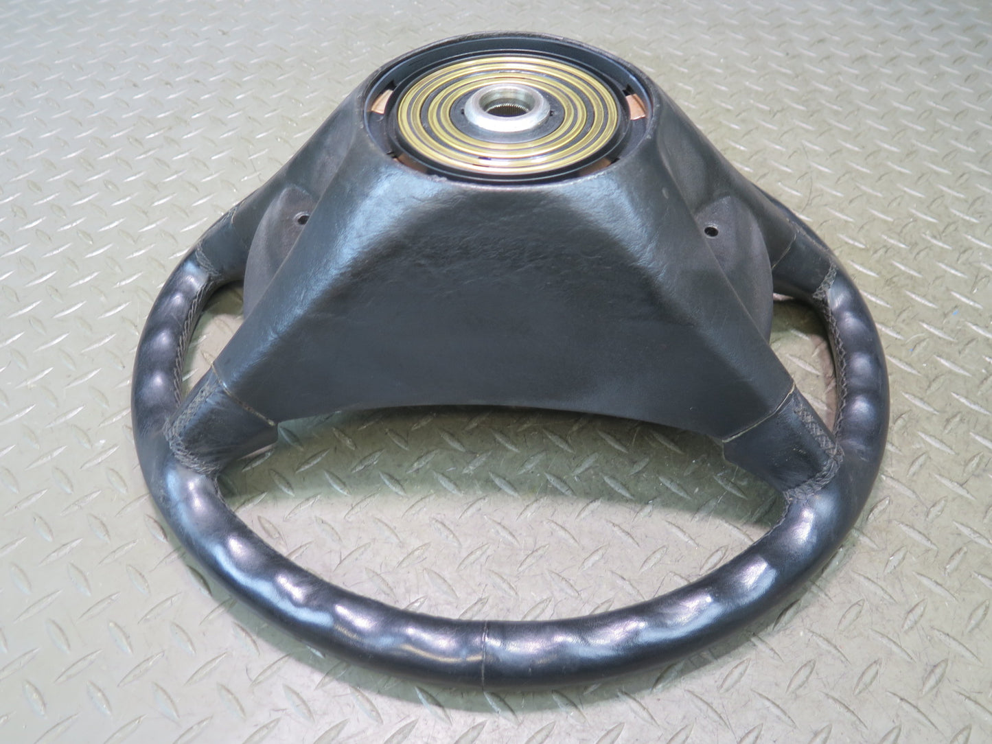 86-91 Mercedes W126 560SEL 560SEC Leather Steering Black OEM
