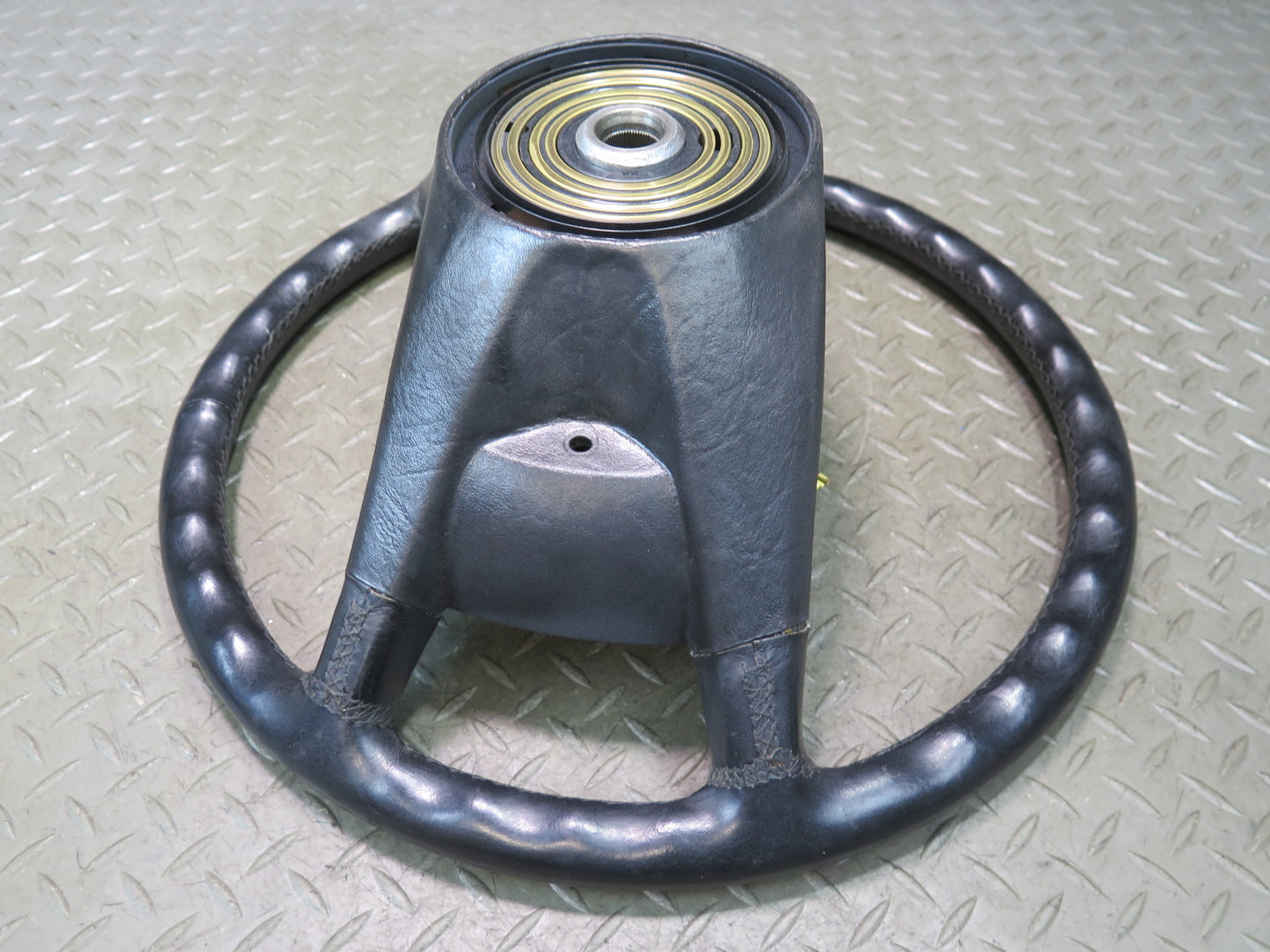 86-91 Mercedes W126 560SEL 560SEC Leather Steering Black OEM