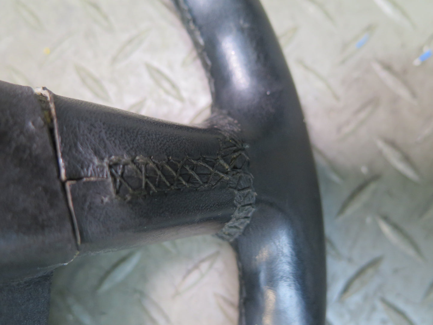 86-91 Mercedes W126 560SEL 560SEC Leather Steering Black OEM