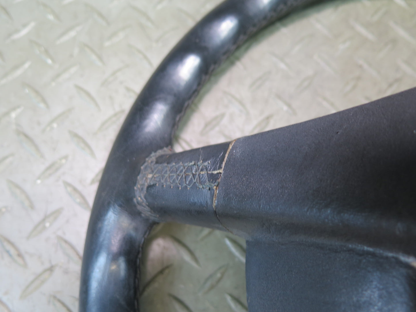 86-91 Mercedes W126 560SEL 560SEC Leather Steering Black OEM