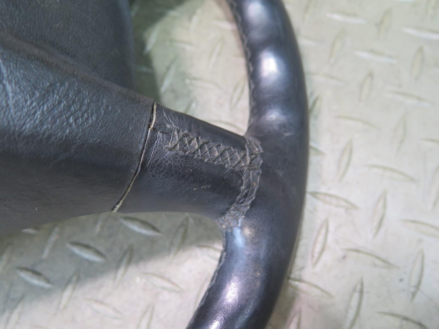 86-91 Mercedes W126 560SEL 560SEC Leather Steering Black OEM