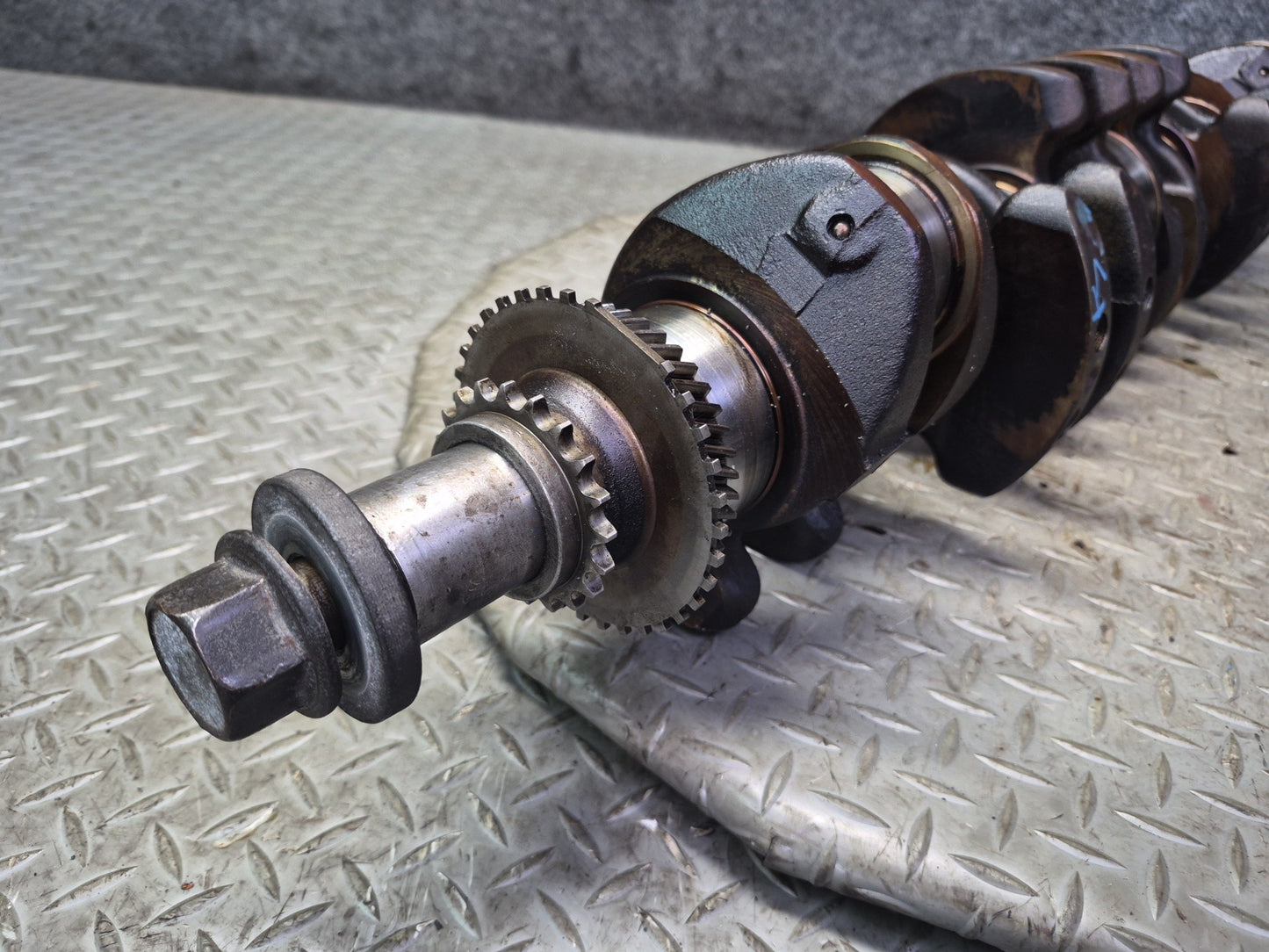 1996-1997 Lexus FZJ80L LX450 4.5L 1FZFE Engine Crankshaft Unit