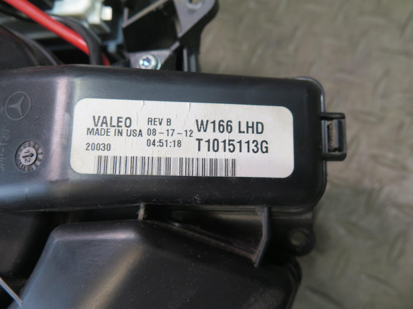 2012-2015 Mercedes X166 W166 Ml-class A/C Heater Blower Motor Fan w Resistor