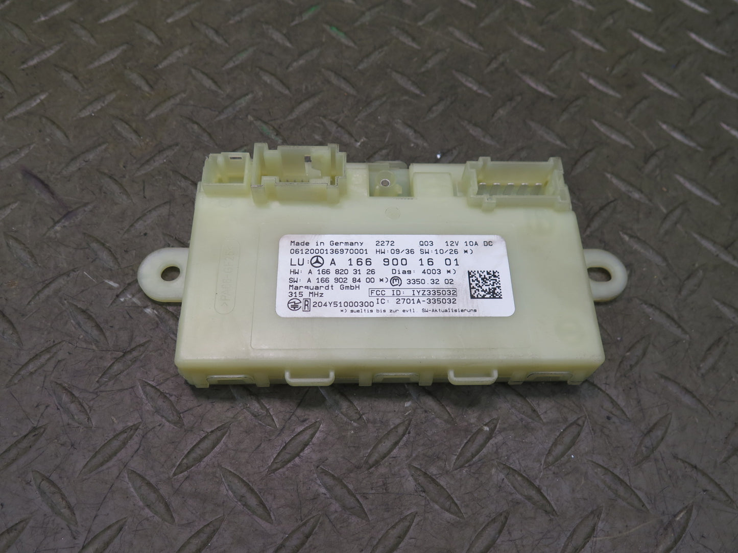 2012-2015 Mercedes X166 W166 Ml-class Keyless Entry Control Module 1669001601