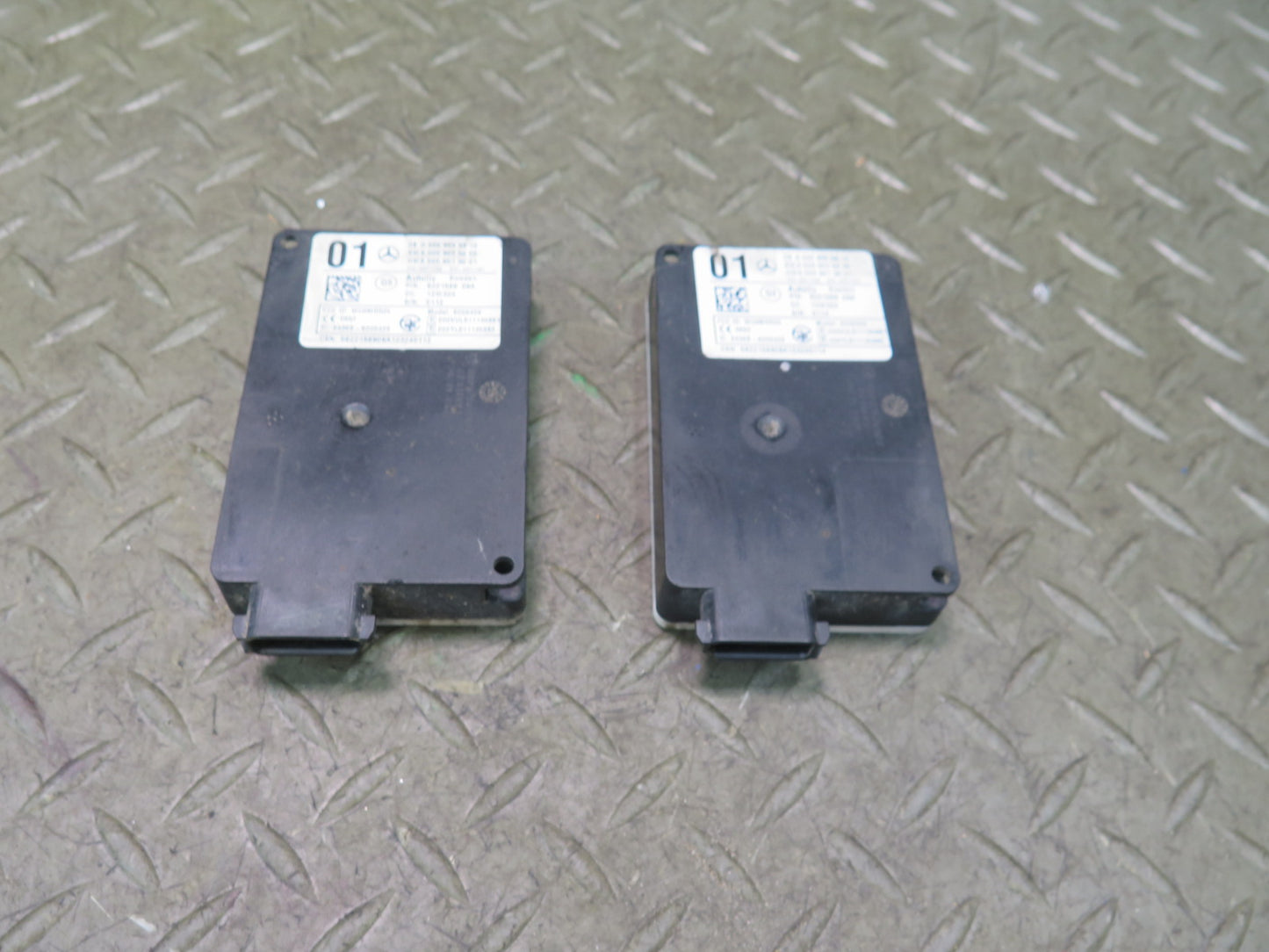 2012-2015 Mercedes X166 W166 ML Rear Blind Spot Assist Radar Sensor Set of 2