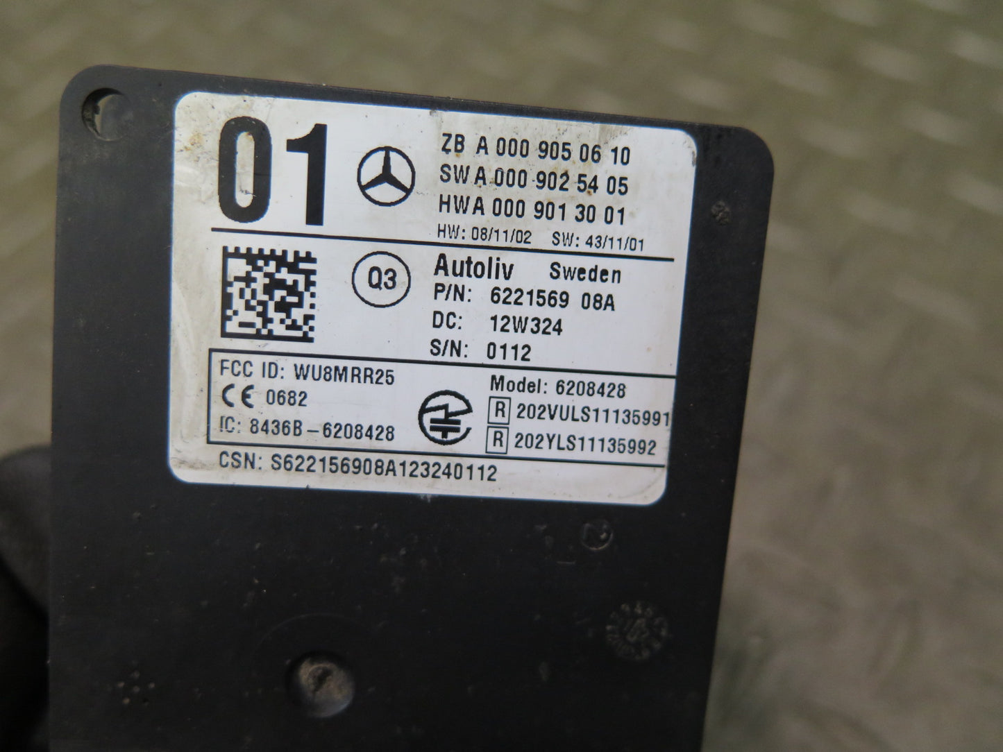 2012-2015 Mercedes X166 W166 ML Rear Blind Spot Assist Radar Sensor Set of 2