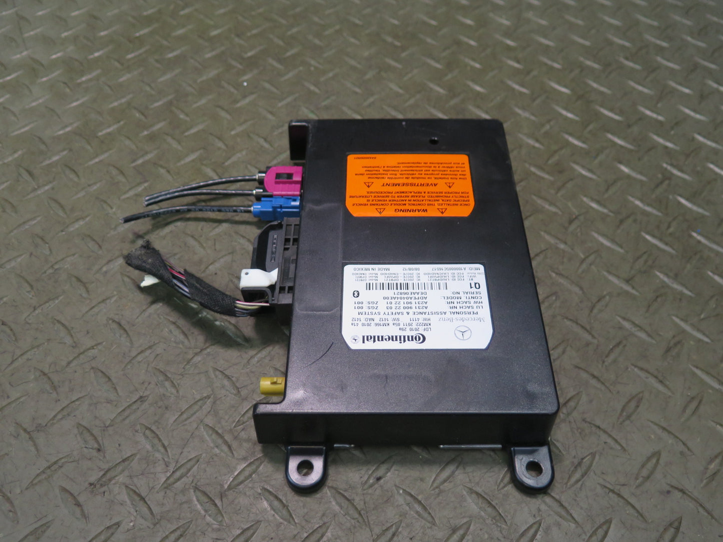 2012-2015 Mercedes X166 W166 Ml-class Communication Voice Control Module Unit