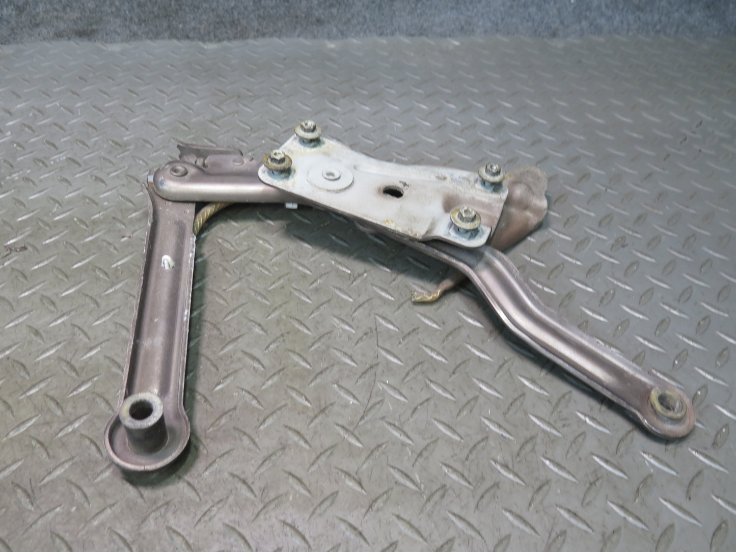86-91 Mercedes W126 560SEL Front Left & Right Hood Hinge w Springs Set OEM