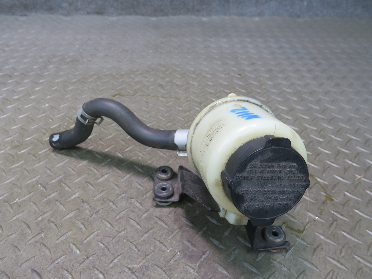13-15 Nissan Z34 370Z Coupe Power Steering Fluid Reservoir Tank w Hose OEM