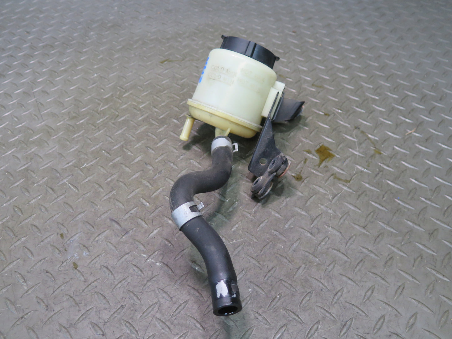 13-15 Nissan Z34 370Z Coupe Power Steering Fluid Reservoir Tank w Hose OEM
