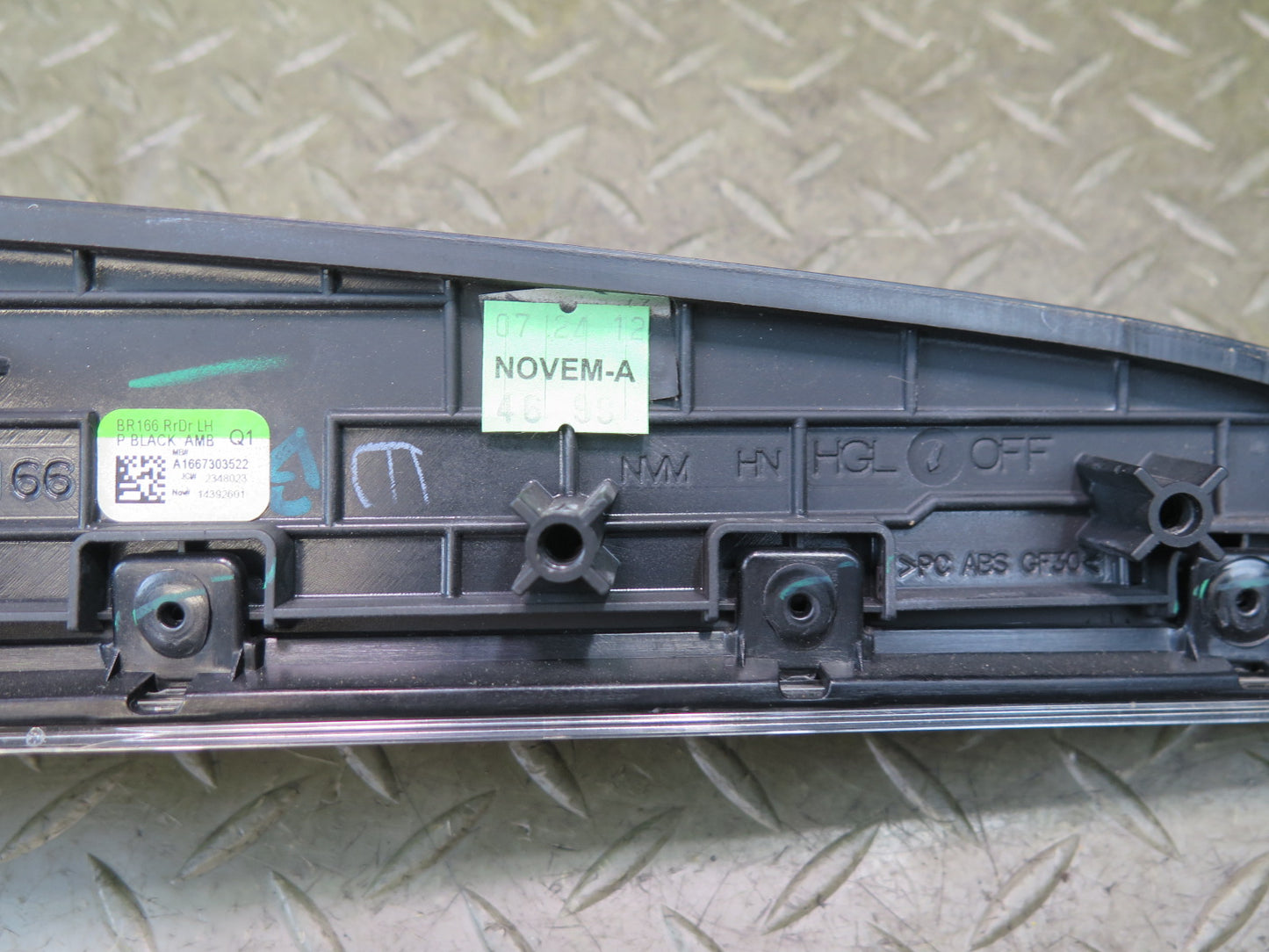 2012-2015 Mercedes W166 Ml-class Front & Rear Door Interior Handle Trim Set