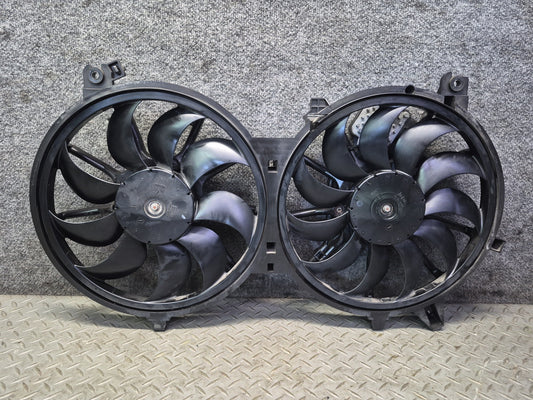 09-20 Nissan Z34 370Z Engine Cooling Dual Fan Motor Shroud OEM
