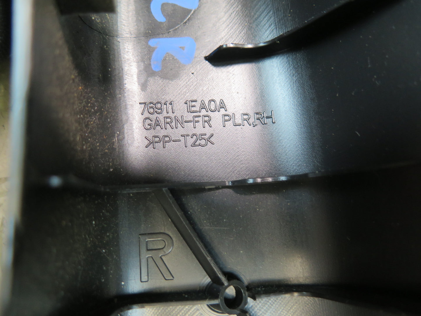 09-17 Nissan Z34 370Z Coupe Front Right Interior A Pillar Trim Panel OEM