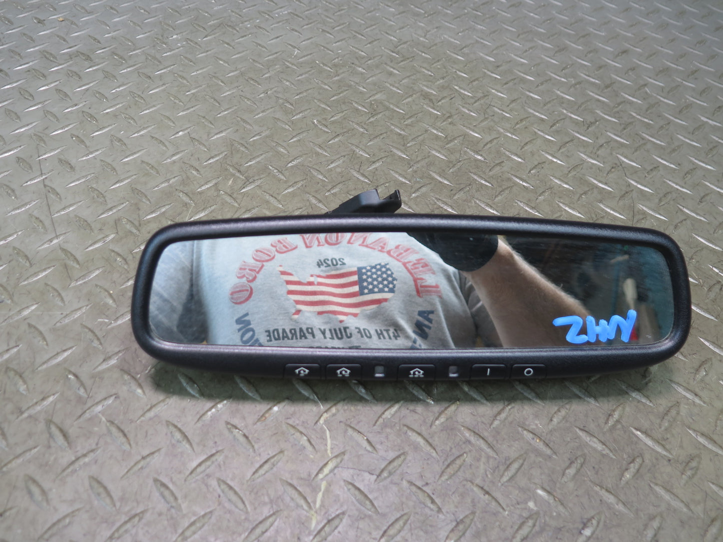10-14 Nissan Z34 370Z Convert Interior Rear View Mirror Auto Dim w Homelink OEM