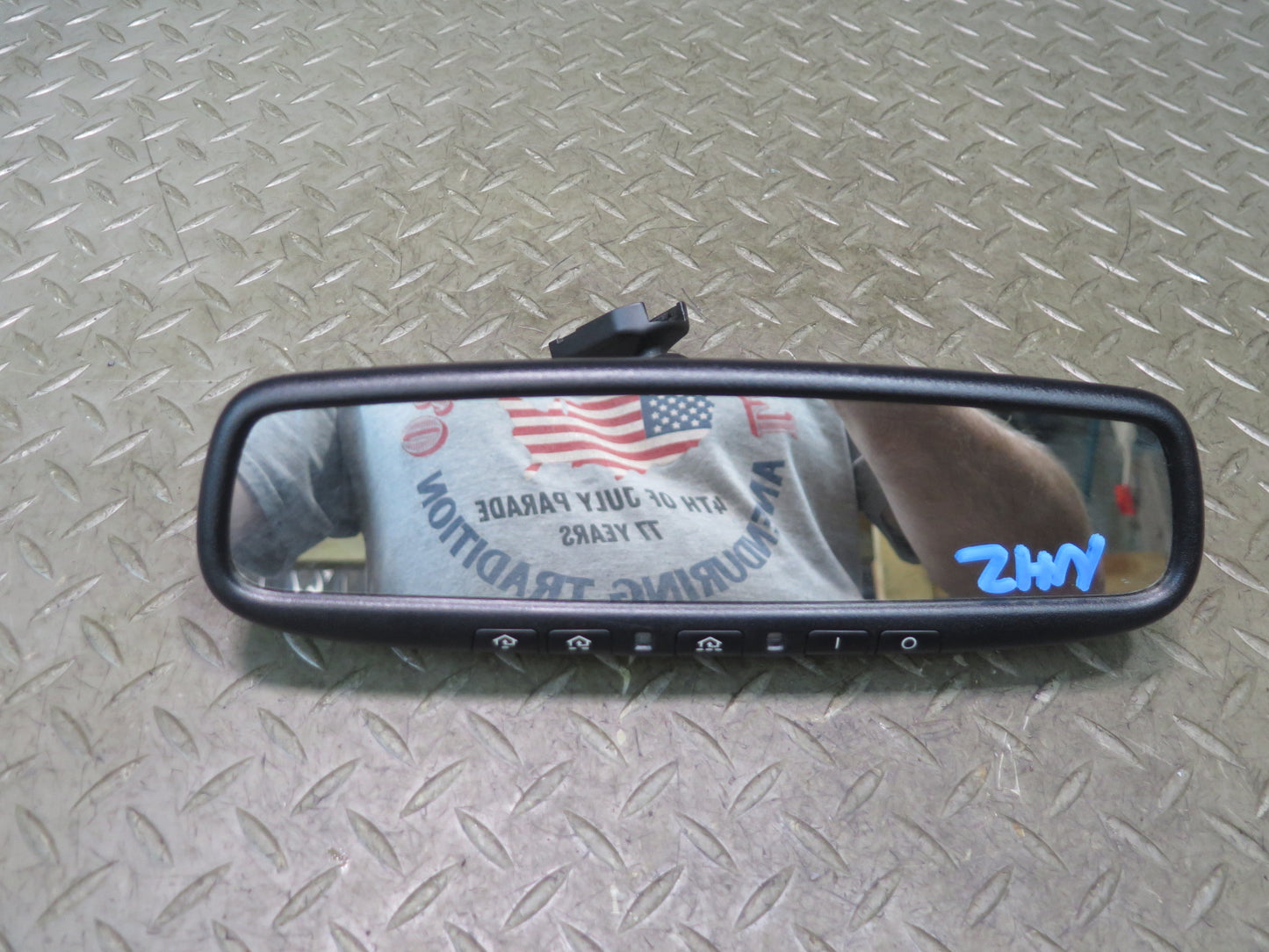 10-14 Nissan Z34 370Z Convert Interior Rear View Mirror Auto Dim w Homelink OEM