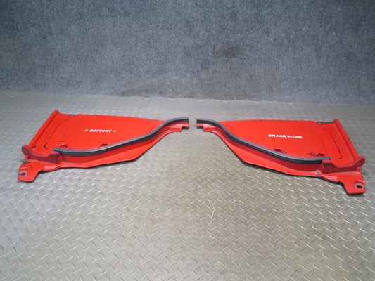09-20 Nissan 370Z Z34 Front Left & Right Brake Fluid & Battery Cover Set OEM