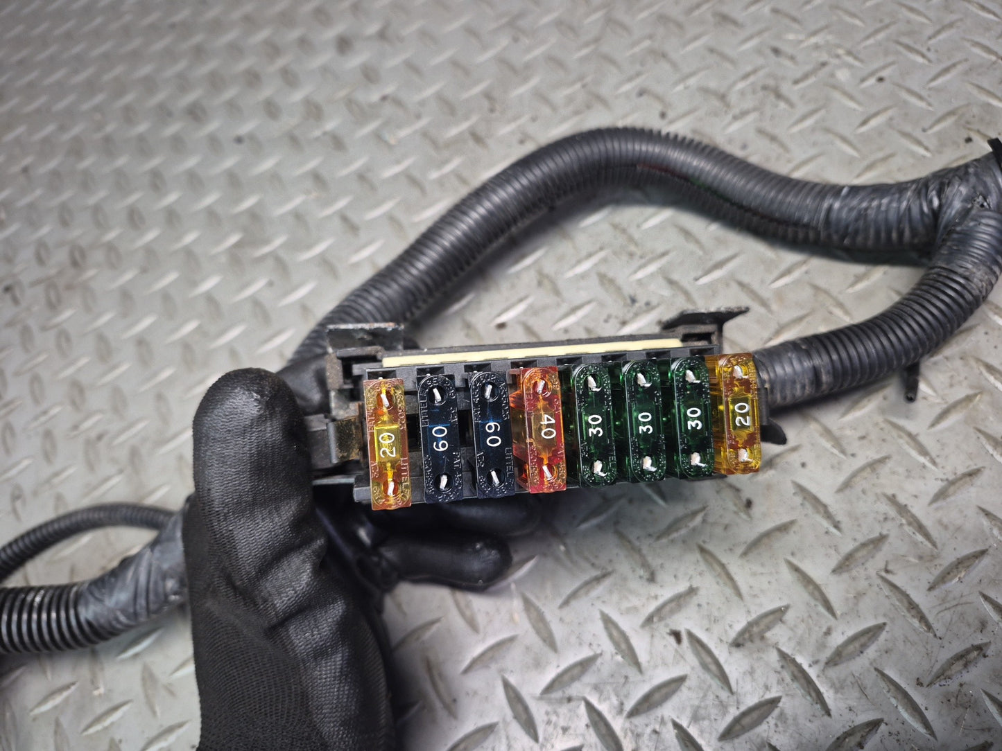 1995 Chevrolet Corvette C4 Front Bumper Headlight Wire Wiring Harness OEM