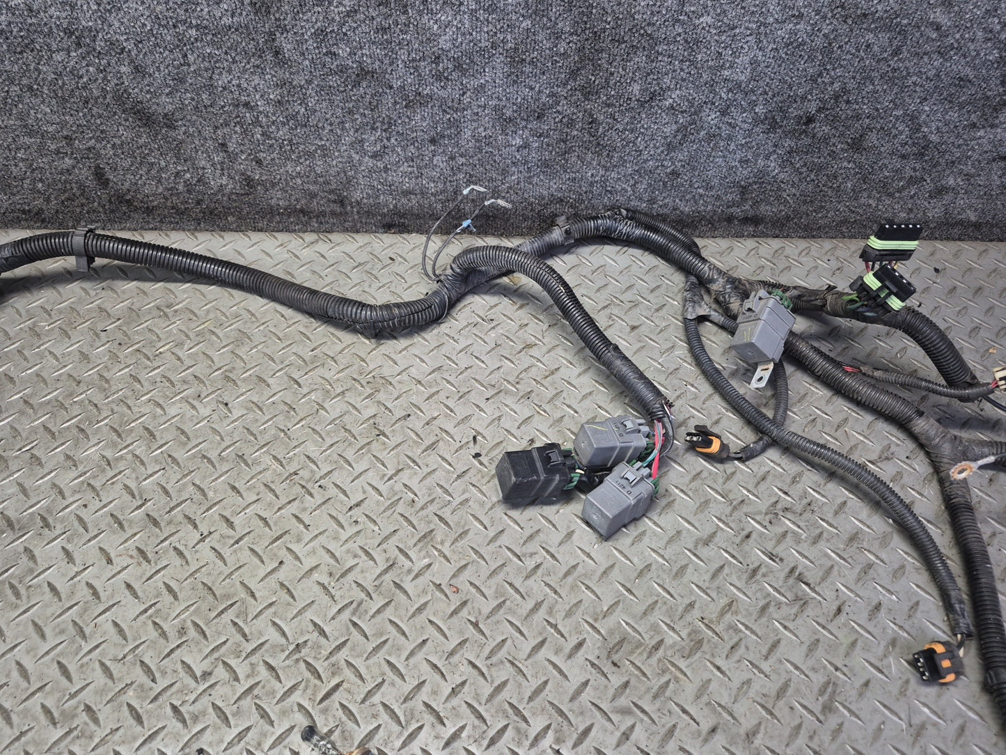 1995 Chevrolet Corvette C4 Front Bumper Headlight Wire Wiring Harness OEM