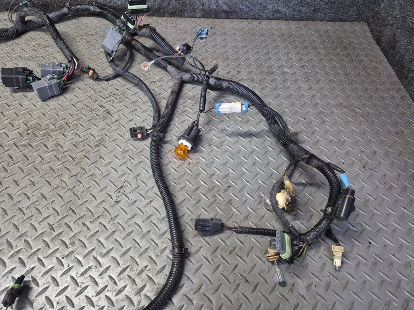1995 Chevrolet Corvette C4 Front Bumper Headlight Wire Wiring Harness OEM