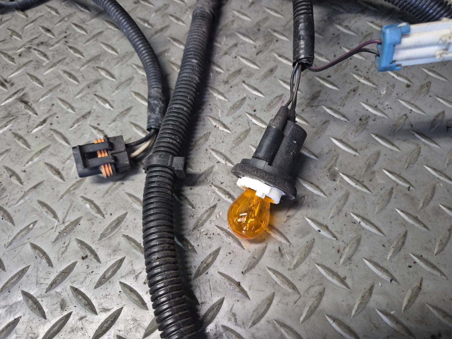1995 Chevrolet Corvette C4 Front Bumper Headlight Wire Wiring Harness OEM