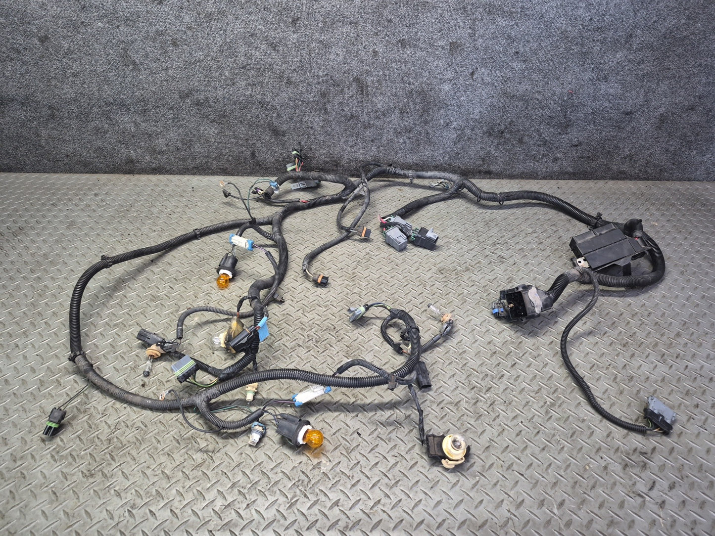 1995 Chevrolet Corvette C4 Front Bumper Headlight Wire Wiring Harness OEM