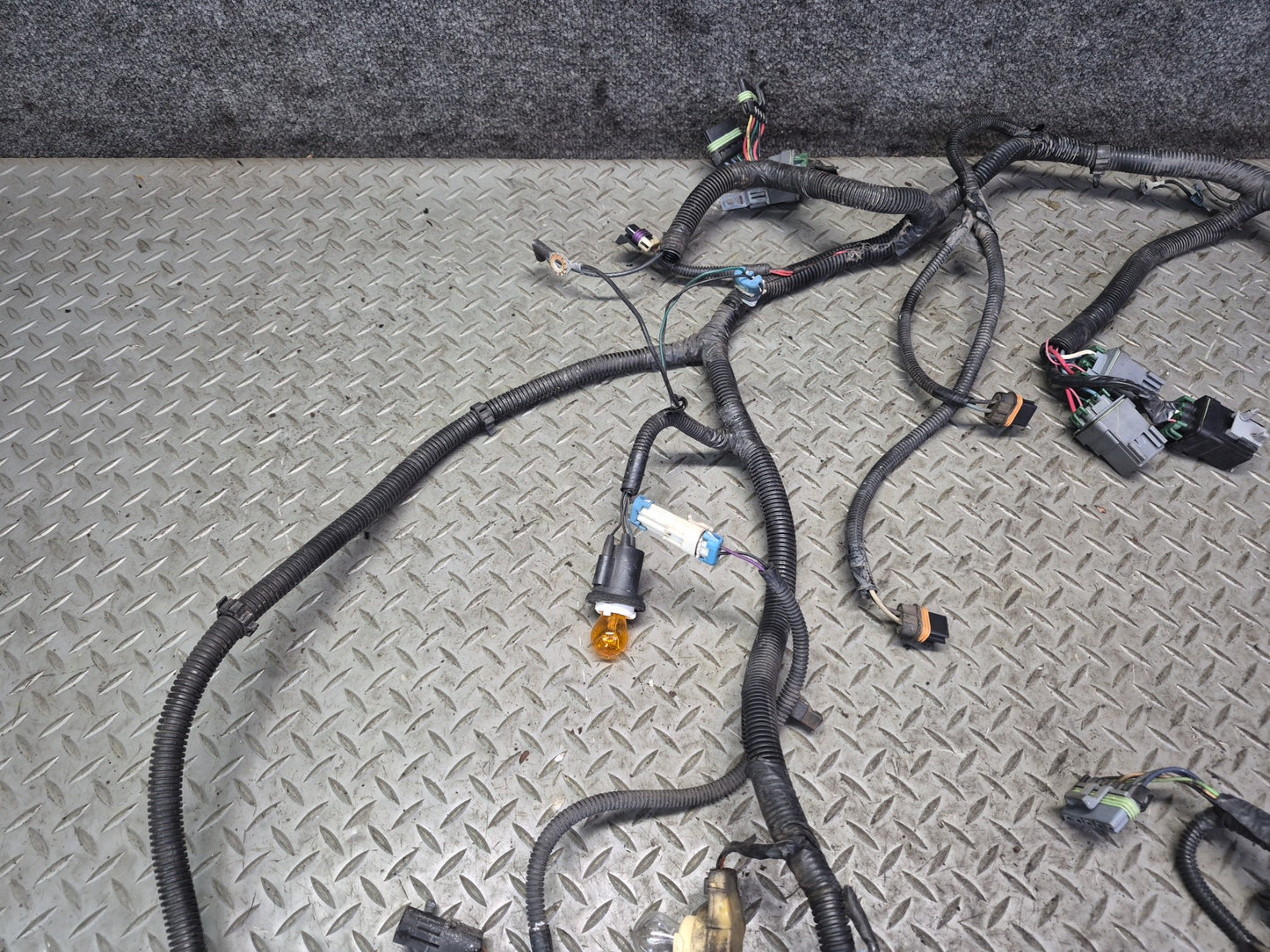 1995 Chevrolet Corvette C4 Front Bumper Headlight Wire Wiring Harness OEM