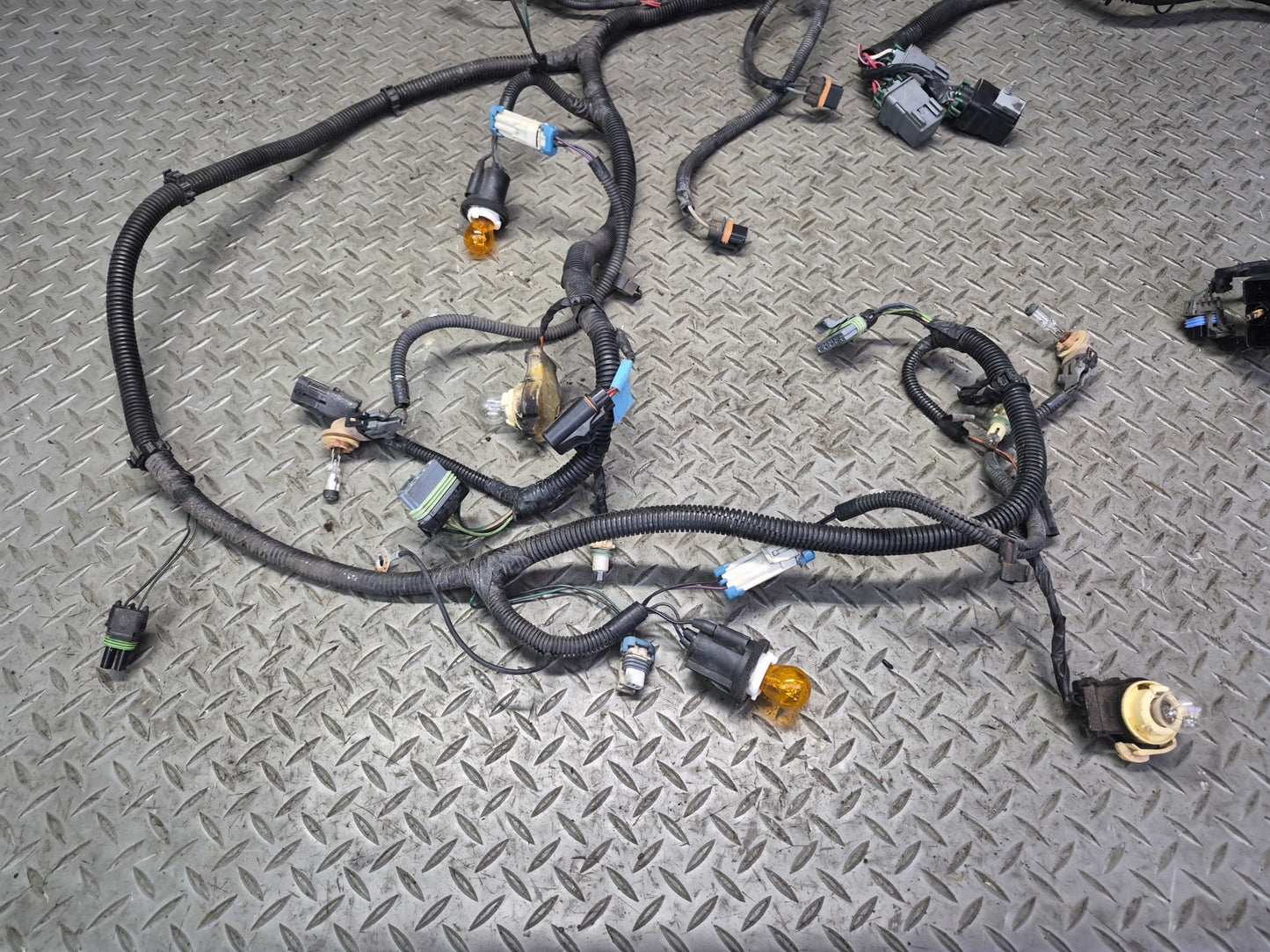 1995 Chevrolet Corvette C4 Front Bumper Headlight Wire Wiring Harness OEM