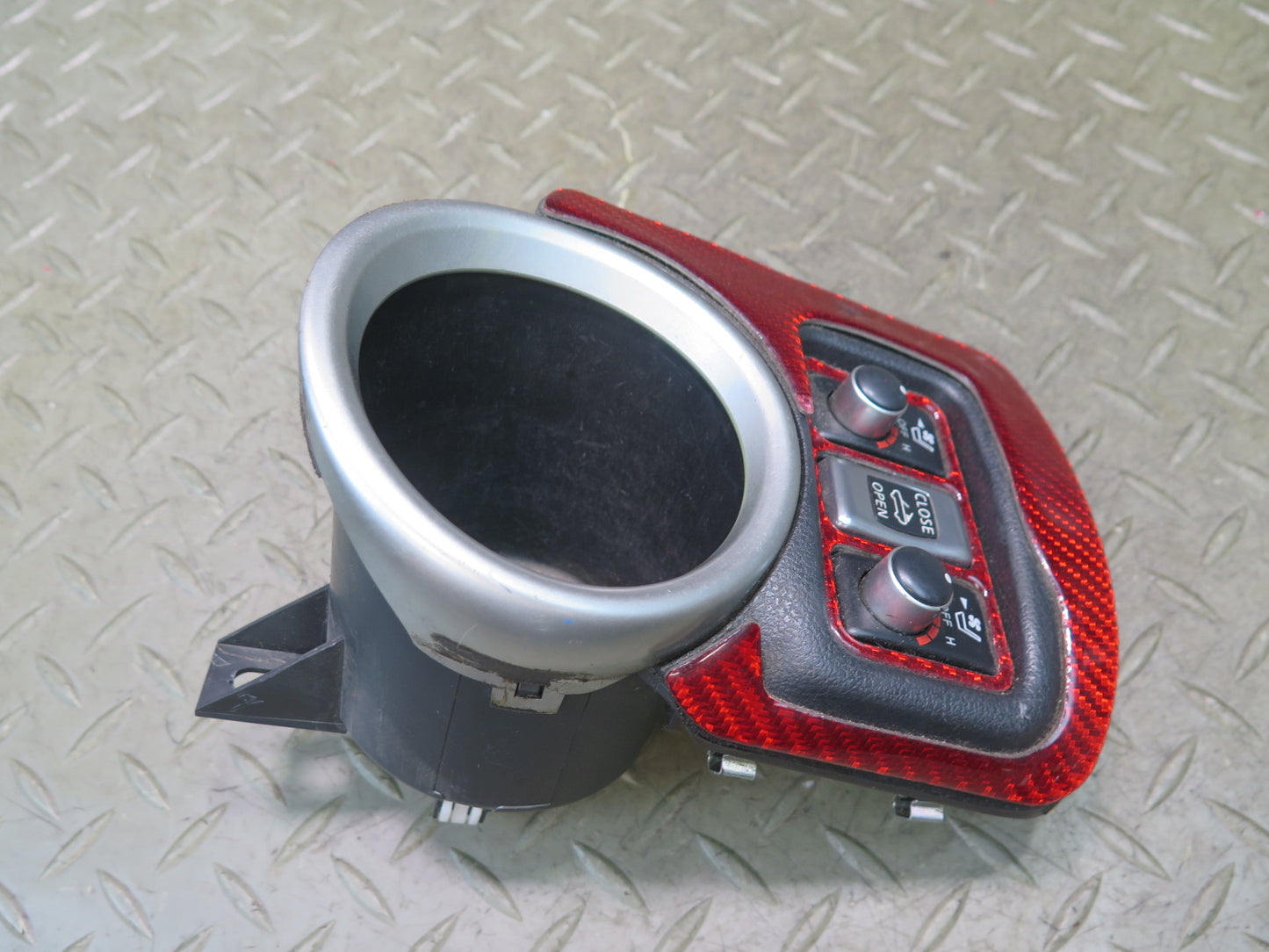 10-19 Nissan 370Z Z34 Convertible CUP Holder w Roof & Seat Vent Switch OEM