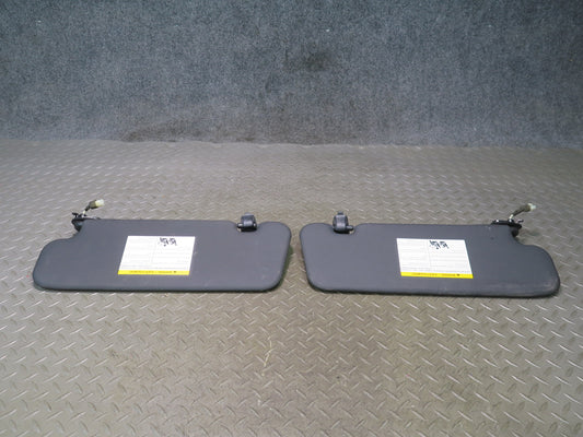 10-19 Nissan Z34 370Z Convertible Set of 2 Front Left & Right Sun Visor OEM