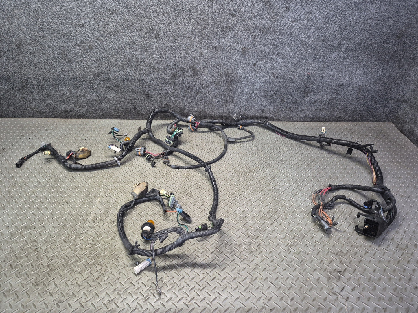 1992 Chevrolet Corvette C4 Front Bumper Headlight Lamp Wire Wiring Harness OEM
