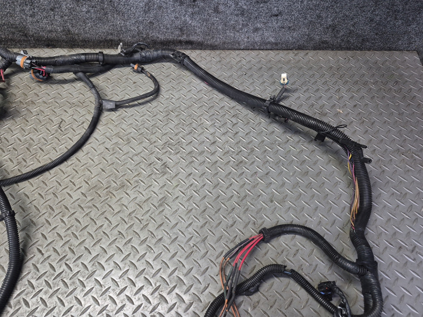1992 Chevrolet Corvette C4 Front Bumper Headlight Lamp Wire Wiring Harness OEM