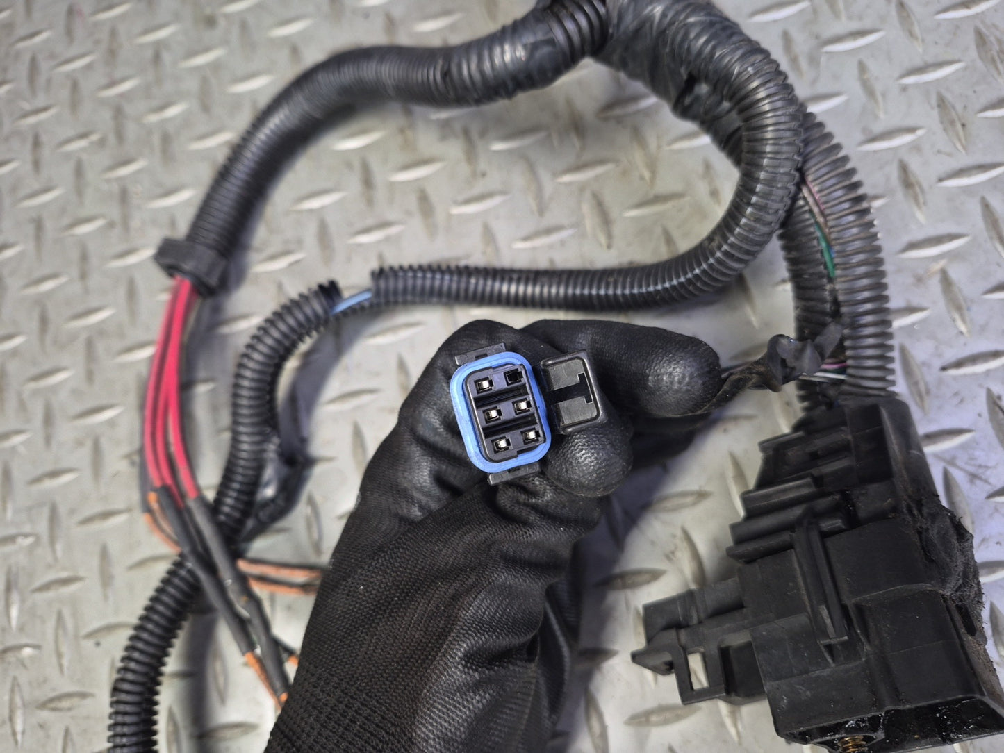 1992 Chevrolet Corvette C4 Front Bumper Headlight Lamp Wire Wiring Harness OEM