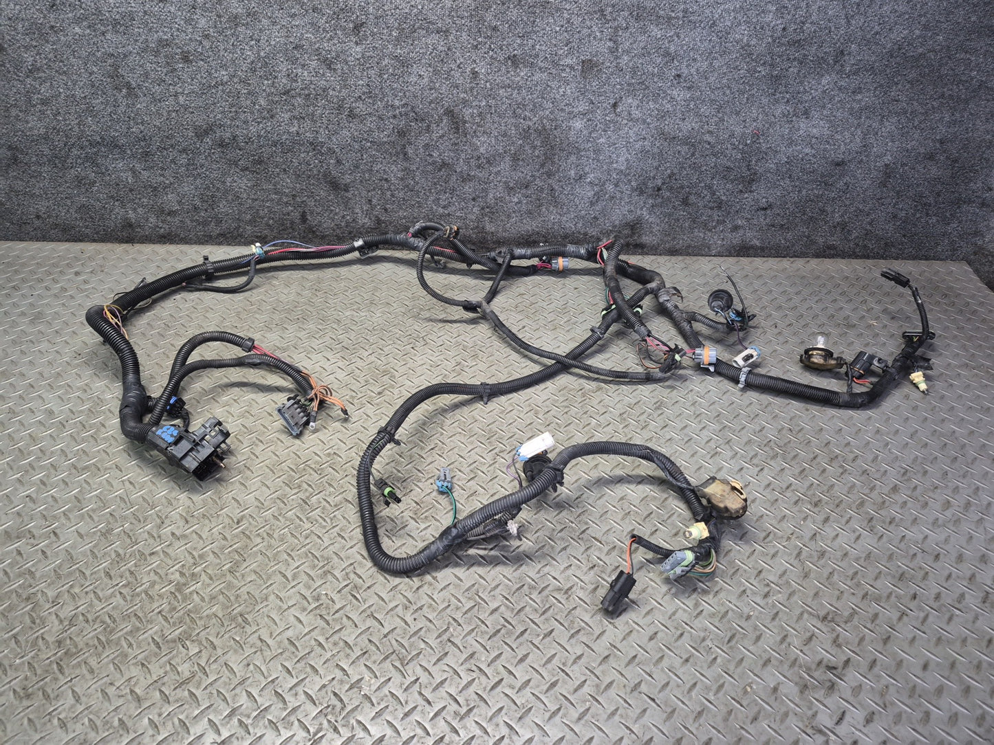 1992 Chevrolet Corvette C4 Front Bumper Headlight Lamp Wire Wiring Harness OEM