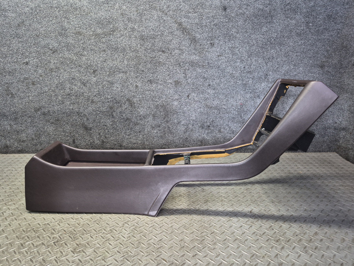 86-91 Mercedes W126 560SEL Center Console Trim Cover Panel Brasil Damaged