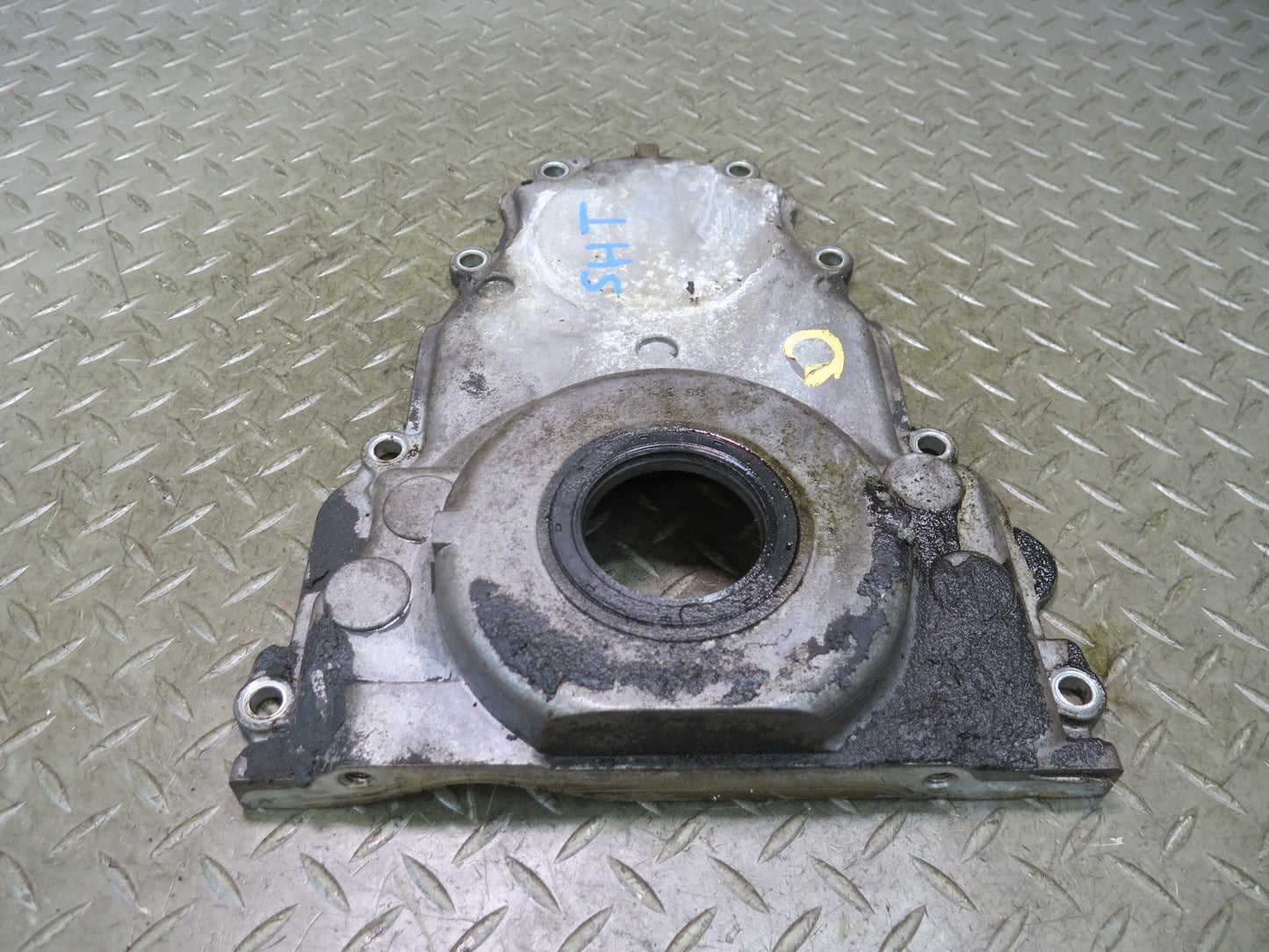 2003-2007 Hummer H2 6.0L Front Engine Motor Timing Plate Cover 12556623