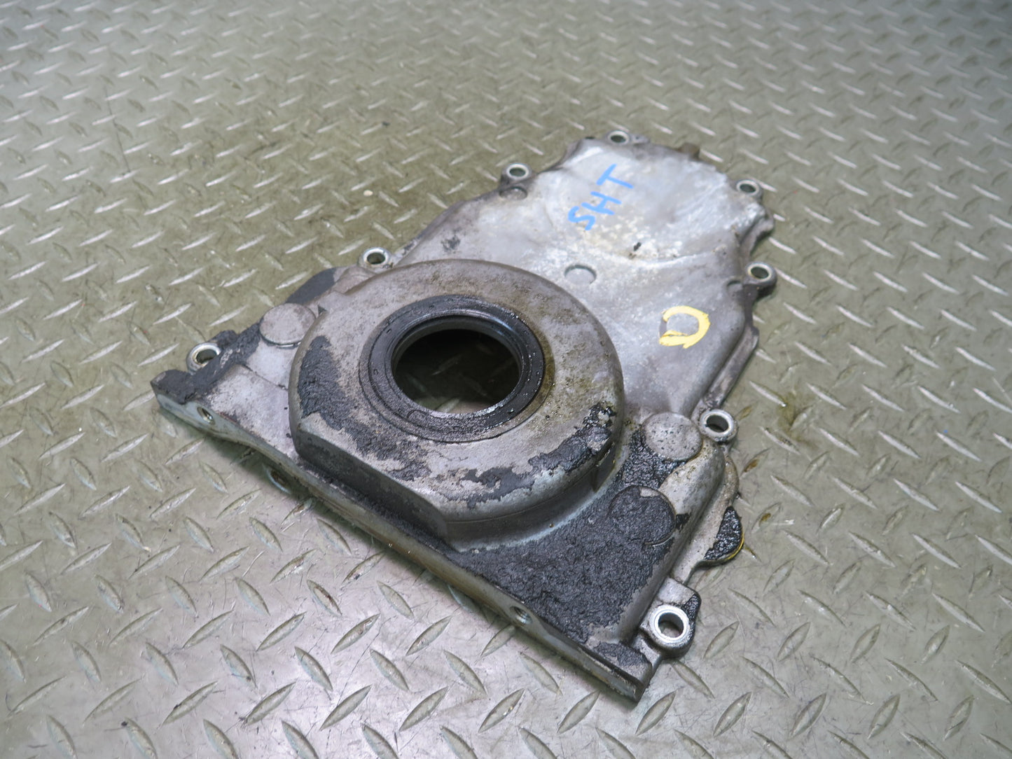 2003-2007 Hummer H2 6.0L Front Engine Motor Timing Plate Cover 12556623