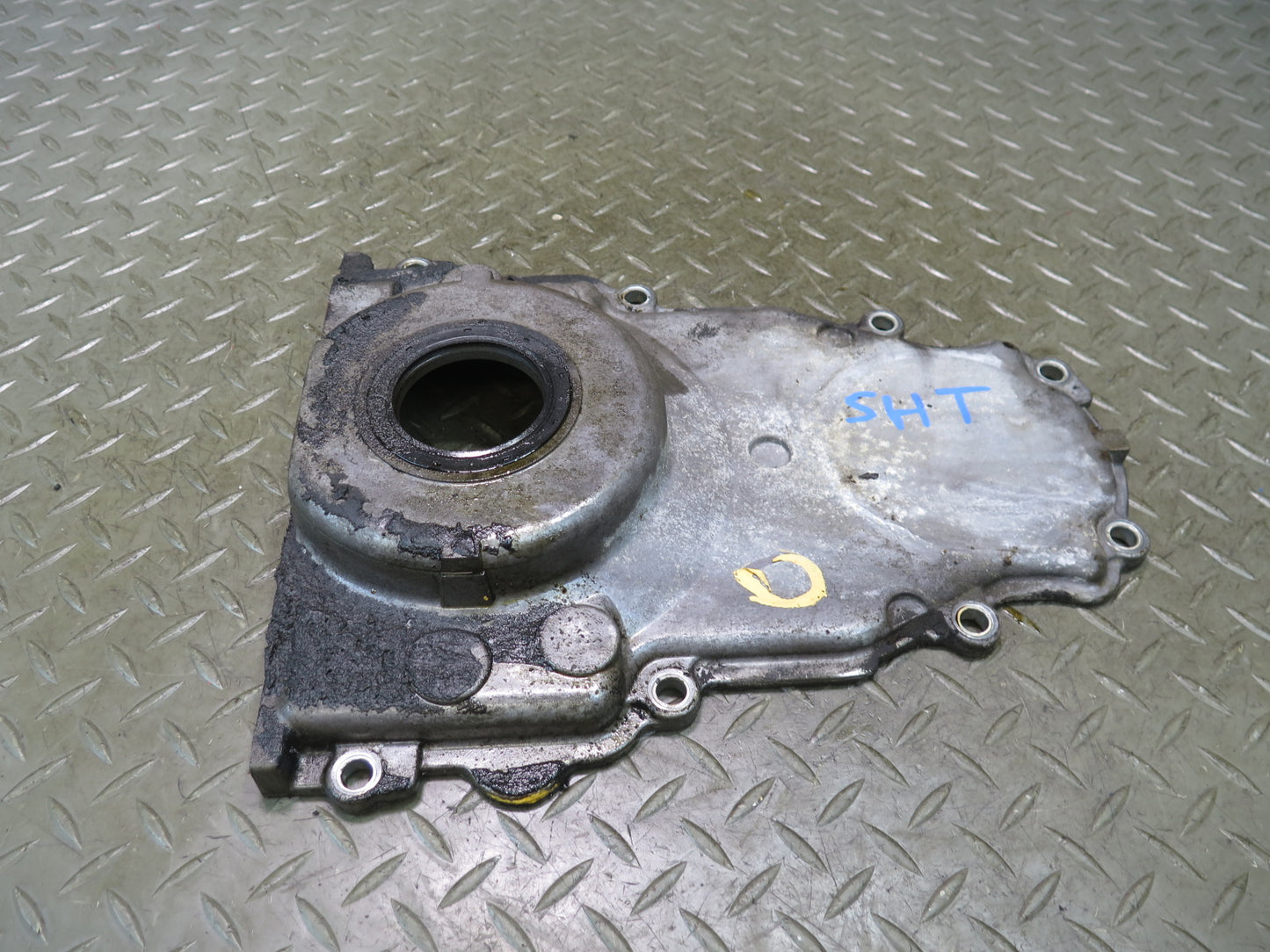 2003-2007 Hummer H2 6.0L Front Engine Motor Timing Plate Cover 12556623