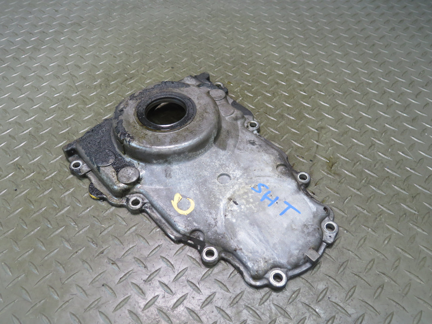 2003-2007 Hummer H2 6.0L Front Engine Motor Timing Plate Cover 12556623