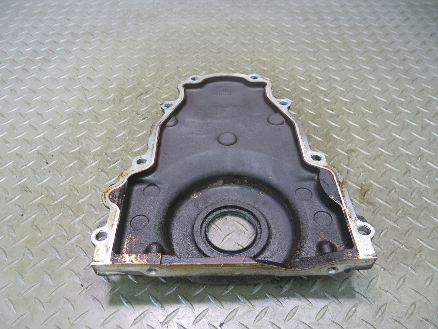 2003-2007 Hummer H2 6.0L Front Engine Motor Timing Plate Cover 12556623